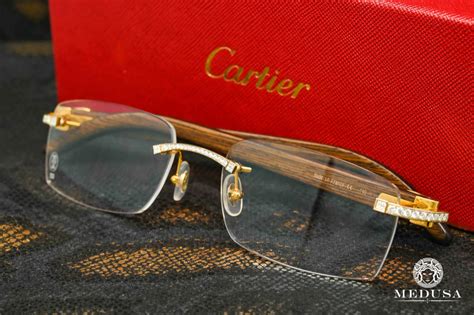 lunettes bois cartier homme|cartier lunettes de luxe.